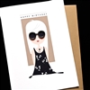 Birthday  " Girl With Glasses "  BD760 Greeting Card