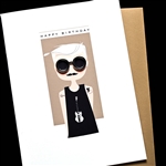 Birthday  " Boy With Glasses "  BD761 Greeting Card