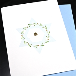 Blanks " Star of David "  BLK109 Greeting Card