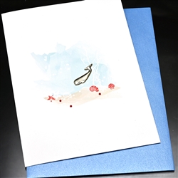 Blanks " Whale "  BLK113  Greeting Card