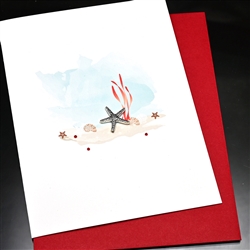 Blanks " Starfish "  BLK115  Greeting Card