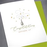 Congratulations " Champagne "  CG11 Greeting Card