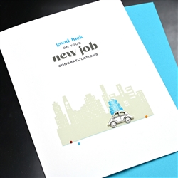 Congratulations " New Job "  CG24 Greeting Card