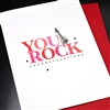 Congratulations " You Rock "  CG27 Greeting Card