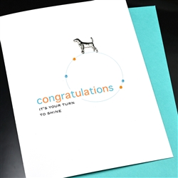 Congratulations " Turn To Shine "  CG30 Greeting Card