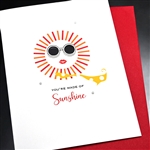 Encouragement  " Sunshine " EN55 Greeting Card