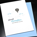 Encouragement  " Good Thoughts " EN57 Greeting Card
