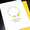 Easter  " Yellow Flowers "  ES74 Greeting Card
