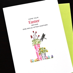 Easter  " Dragonfly  "  ES92 Greeting Card