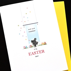 Easter  " White Rabbit  "  ES98 Greeting Card