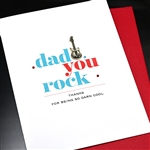 Father' Day  " You Rock "  FD139 Greeting Card