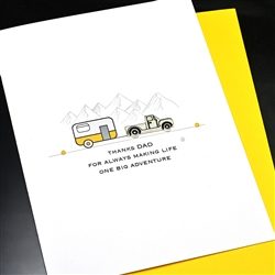 Father' Day  " Camper "  FD140 Greeting Card