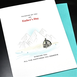 Father' Day  " Sailboat "  FD143 Greeting Card