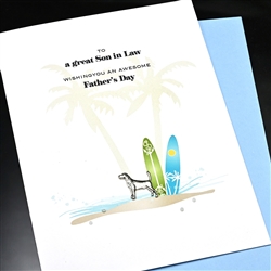 Father' Day  " Son In Law "  FD146 Greeting Card