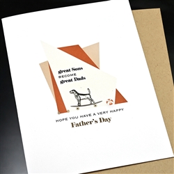 Father' Day  " Great Son "  FD147 Greeting Card