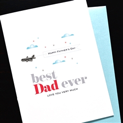 Father' Day  " Best Dad "  FD151 Greeting Card