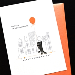 Father' Day  " Dinosaur "  FD152 Greeting Card