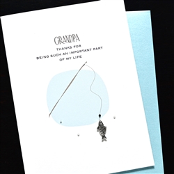 Father' Day  " Important-Grandpa "  FD159 Greeting Card