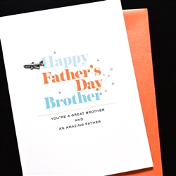 Father' Day  " Brother "  FD160 Greeting Card
