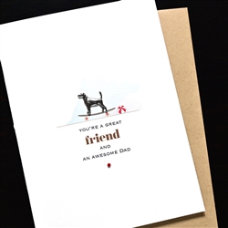 Father' Day  " Friend "  FD167 Greeting Card