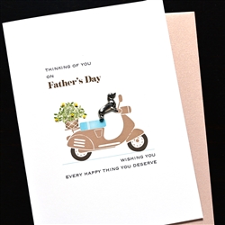 Father' Day  " Dachshund "  FD169 Greeting Card