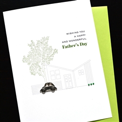 Father' Day  " Automobile "  FD171 Greeting Card