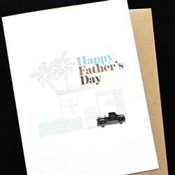 Father' Day  " Pick Up Truck "  FD173 Greeting Card