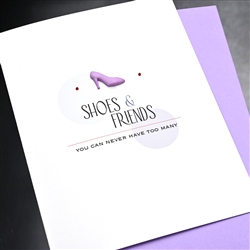 Friendship " Shoes & Friends "  FR156 Greeting Card