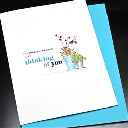 Thinking Of You " No Reason "  FR200 Greeting Card