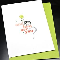 Friendship  " How Are You "  FR205 Greeting Card