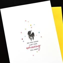 Friendship  " You Are Amazing "  FR210 Greeting Card