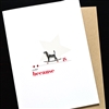 Friendship  " Miss You / Monkey "  FR219 Greeting Card