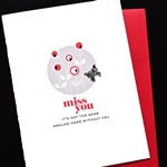 Friendship  " Miss You /Butterfly "  FR226 Greeting Card