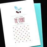 Friendship " Cherry "  FR307 Greeting Card