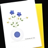 Friendship " Purple Flowers "  FR308 Greeting Card