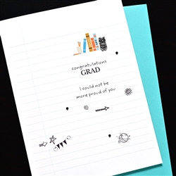 Graduation  " Proud Of You "  GD37 Greeting Card