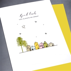 Good Luck  " Doing Great " GL10 Greeting Card