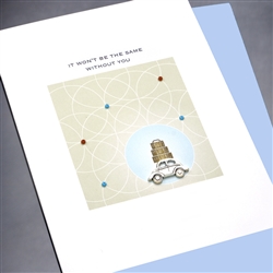 Good Luck  " Without You " GL11 Greeting Card