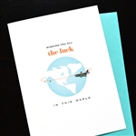 Good Luck  " In This World " GL18 Greeting Card