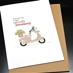 Get Well  " Speedy "  GW62 Greeting Card