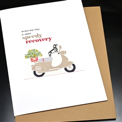 Get Well  " Speedy "  GW62 Greeting Card