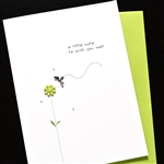 Get Well  " Wish You Well "  GW66 Greeting Card