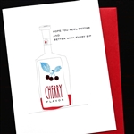 Get Well  " Cherry Flavor "  GW72 Greeting Card