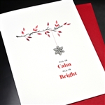 Christmas " Snowflake "  HD124 Greeting Card