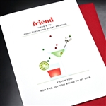 Christmas " Great Friends "  HD145 Greeting Card