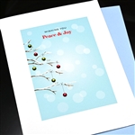 Christmas "Peace/ Ornaments "  HD15 Greeting Card