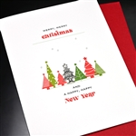 Holiday " Christmas Tree "  HD160 Greeting Card