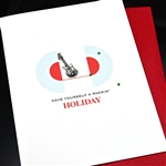 Christmas " Guitar "  HD170 Greeting Card