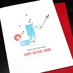 Christmas " Holiday Hours "  HD176 Greeting Card