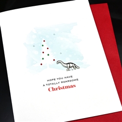Christmas " Dinosaur "  HD178 Greeting Card
